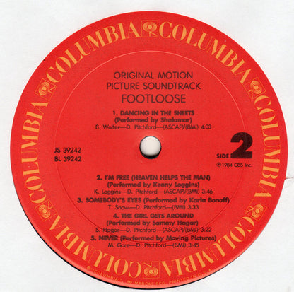 Various : Footloose (Original Motion Picture Soundtrack) (LP, Comp, Pit)