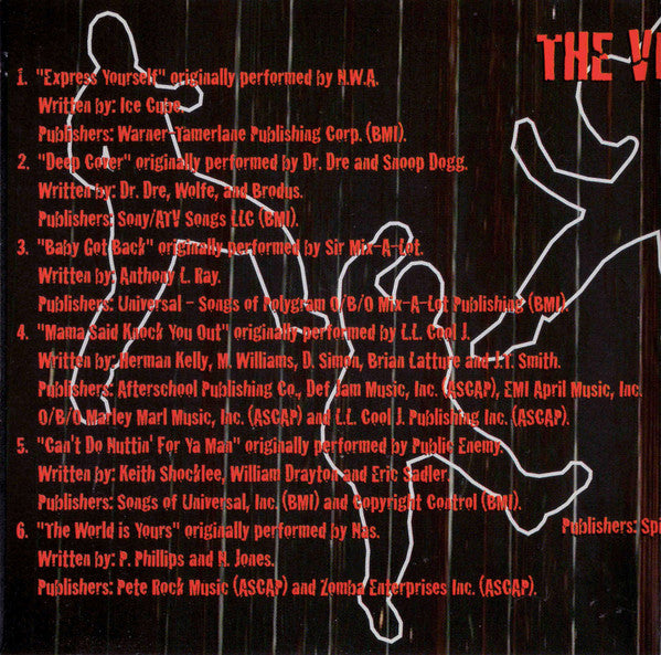 Various : Too Legit For The Pit - Hardcore Takes The Rap (CD, Comp)