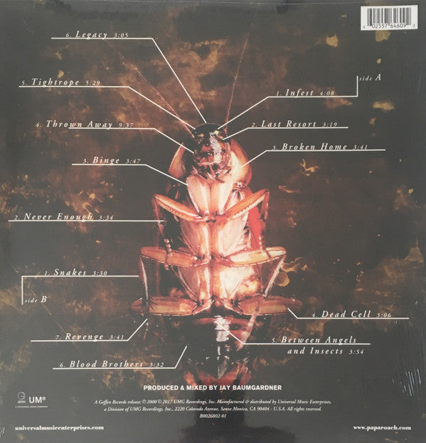 Papa Roach : Infest (LP, Album, RE)