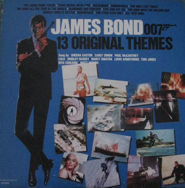 Various : James Bond 007 - 13 Original Themes (LP, Comp, Mono, Jax)