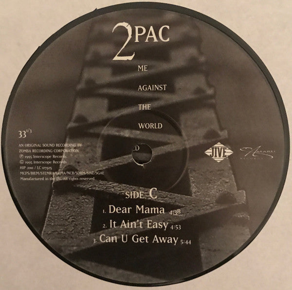 2Pac : Me Against The World (2xLP, Album, Ltd, RE)