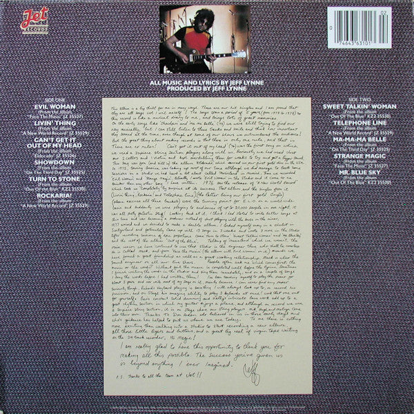 Electric Light Orchestra : ELO's Greatest Hits (LP, Comp, RE)