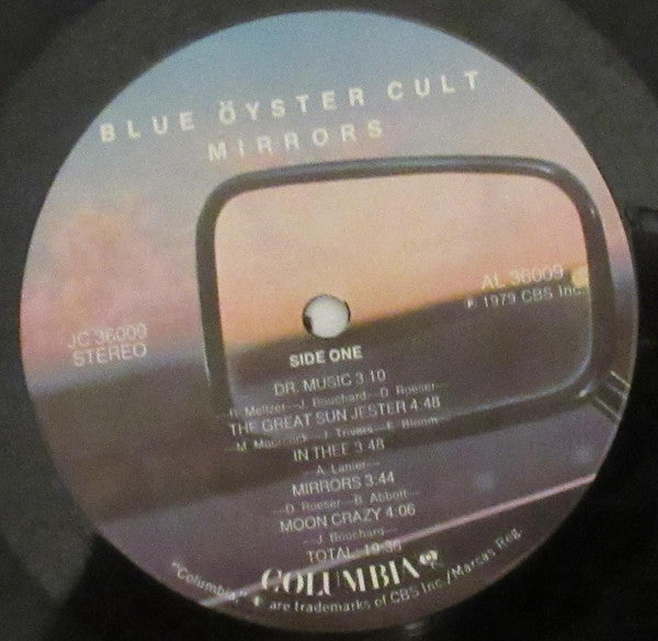 Blue Öyster Cult : Mirrors (LP, Album, Pit)