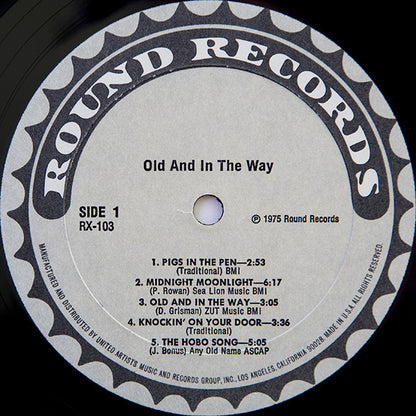 Old & In The Way : Old & In The Way (LP, Album, RE, All)