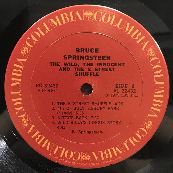 Bruce Springsteen : The Wild, The Innocent & The E Street Shuffle (LP, Album, RE, Ter)
