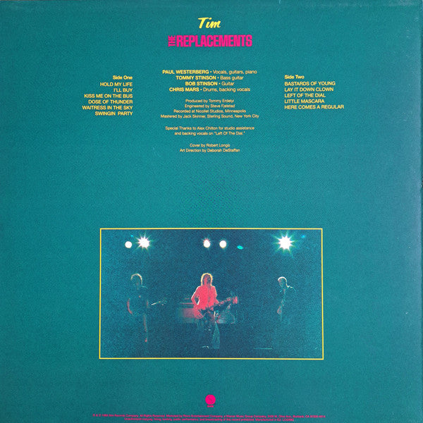 The Replacements : Tim (LP, Album, RE)