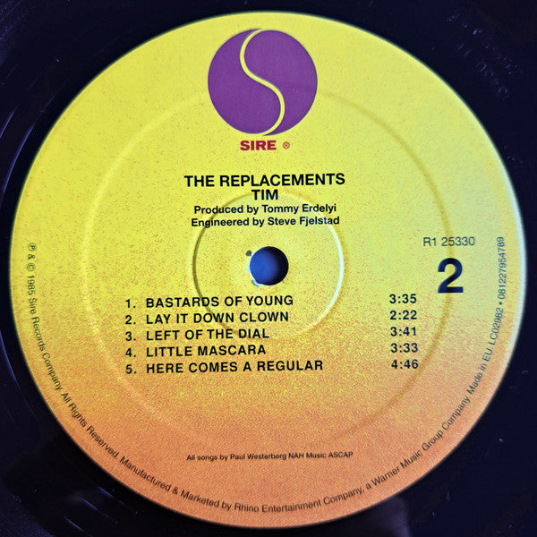 The Replacements : Tim (LP, Album, RE)