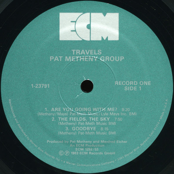Pat Metheny Group : Travels (2xLP, Album, Gat)
