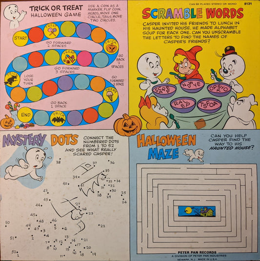 Casper The Friendly Ghost : Casper The Friendly Ghost: Haunted House Tales (LP)