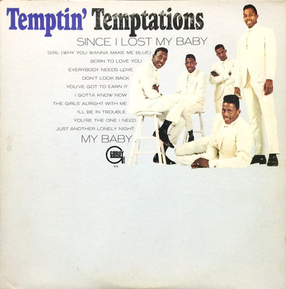 The Temptations : The Temptin' Temptations (LP, Album, Mono)