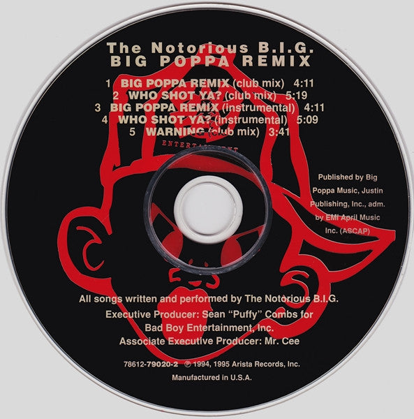 The Notorious B.I.G.* : Big Poppa (Remix) (CD, Single)