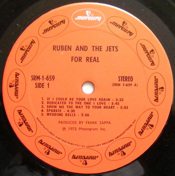 Ruben And The Jets : For Real (LP, Album, Pit)