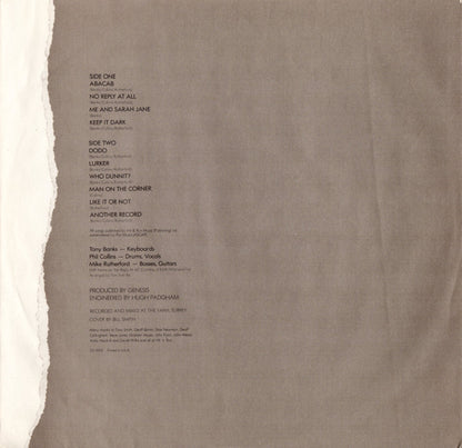 Genesis : Abacab (LP, Album, Club, RE, Ter)