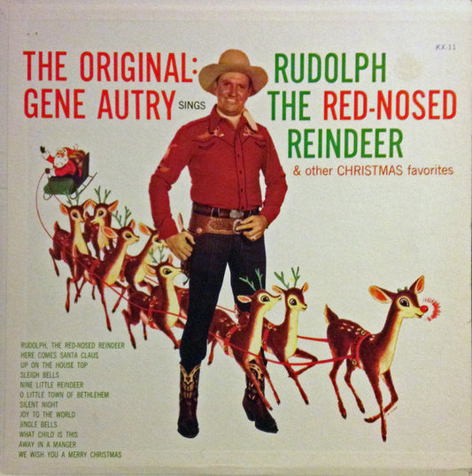 Gene Autry : Rudolph The Red-Nosed Reindeer (LP, Album, Mono)