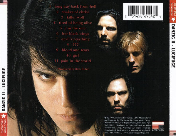 Danzig : Danzig II - Lucifuge (CD, Album, RE)