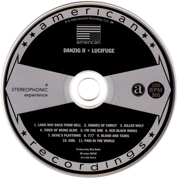 Danzig : Danzig II - Lucifuge (CD, Album, RE)