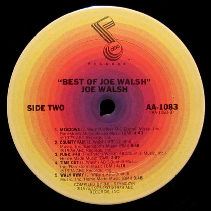 Joe Walsh : The Best Of Joe Walsh (LP, Comp, Ter)