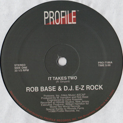 Rob Base & DJ E-Z Rock : It Takes Two (12", MP)