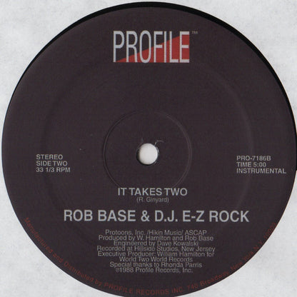 Rob Base & DJ E-Z Rock : It Takes Two (12", MP)