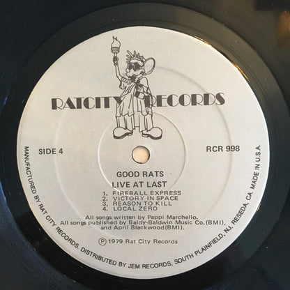 Good Rats : Live At Last (2xLP, Gre)