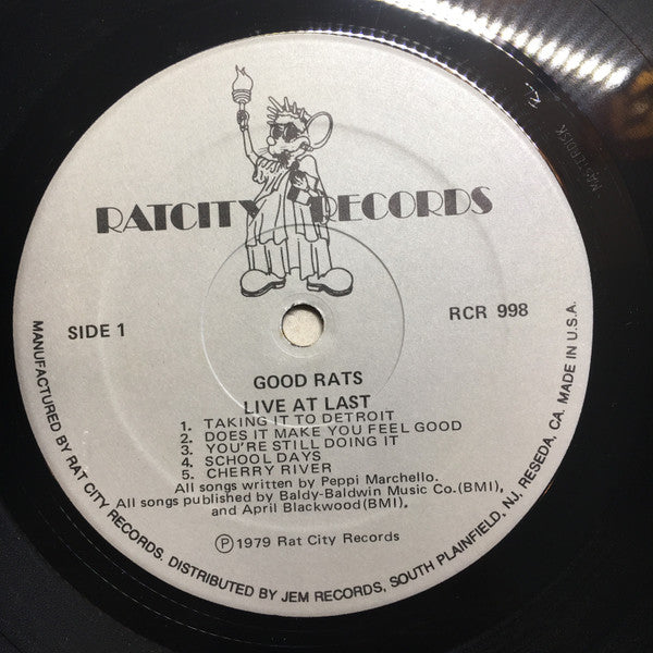 Good Rats : Live At Last (2xLP, Gre)