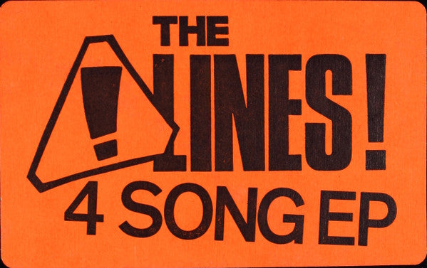 The Lines (3) : 4 Song EP (12", EP)