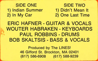 The Lines (3) : 4 Song EP (12", EP)