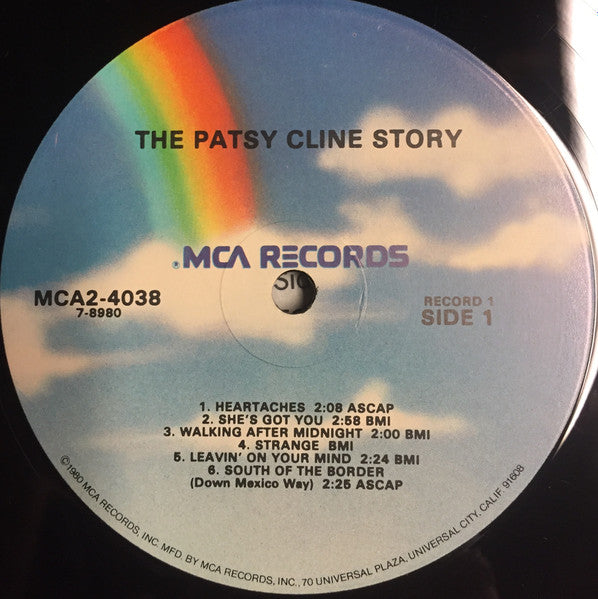 Patsy Cline : The Patsy Cline Story (2xLP, Comp, RE)