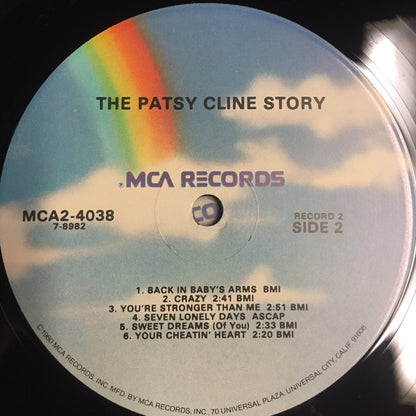 Patsy Cline : The Patsy Cline Story (2xLP, Comp, RE)