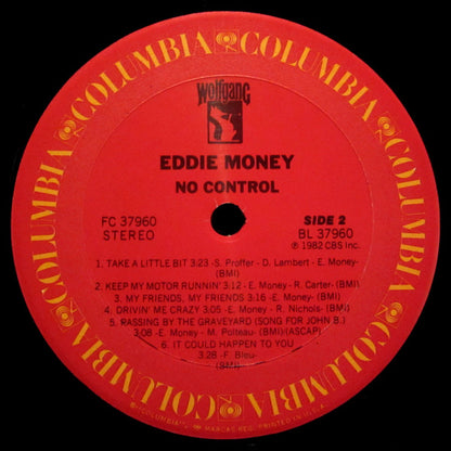 Eddie Money : No Control (LP, Album, Pit)