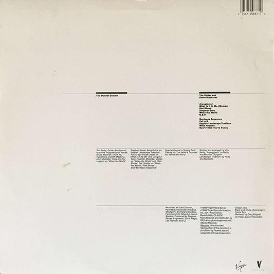 The Durutti Column : The Guitar And Other Machines (LP, Album)