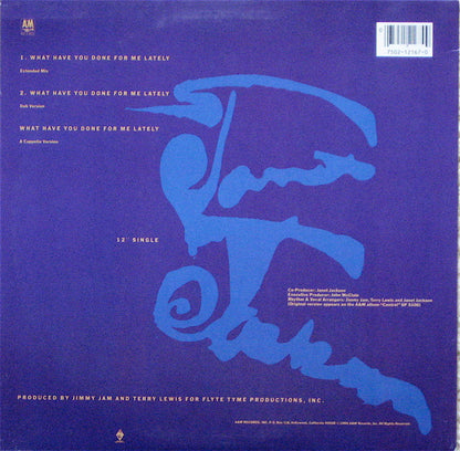 Janet Jackson : What Have You Done For Me Lately (12", Single, RCA)
