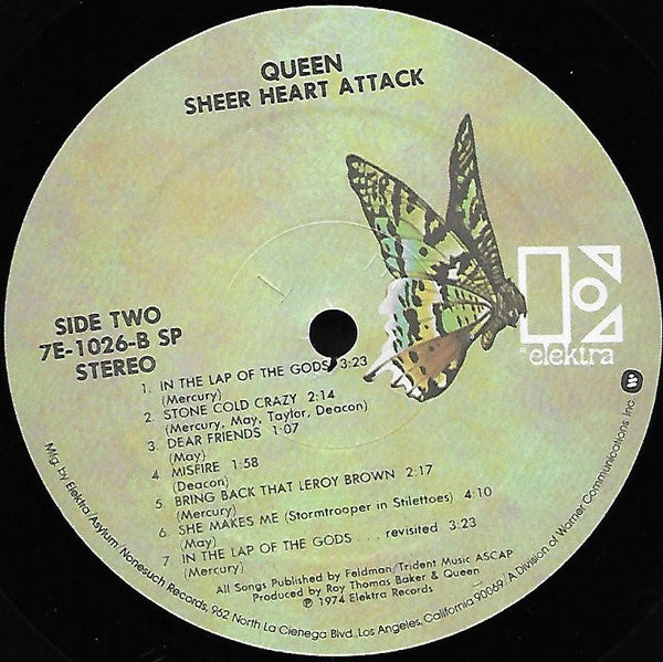 Queen : Sheer Heart Attack (LP, Album, RP, SRC)