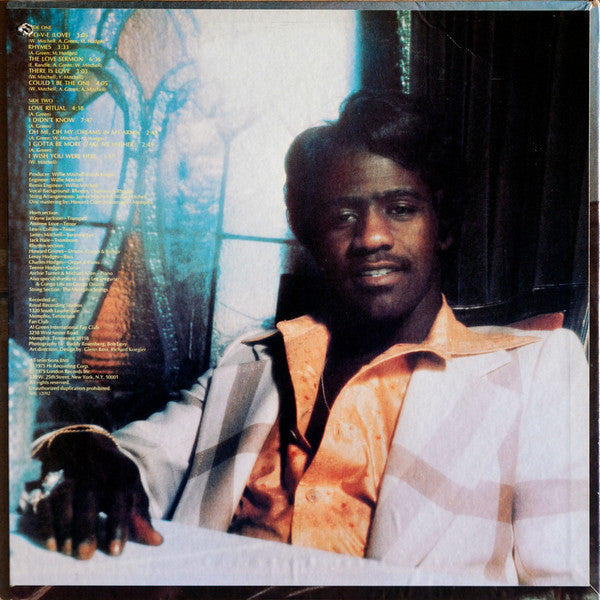 Al Green : Al Green Is Love (LP, Album, AL)
