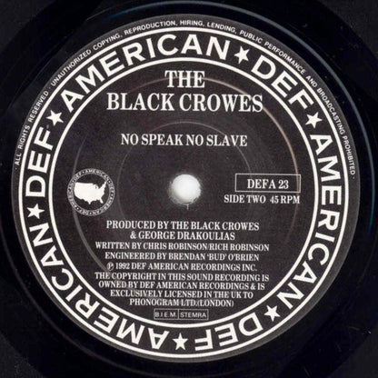 The Black Crowes : Hotel Illness (7", Single, Pap)