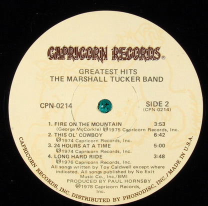 The Marshall Tucker Band : Greatest Hits (LP, Comp, Pit)