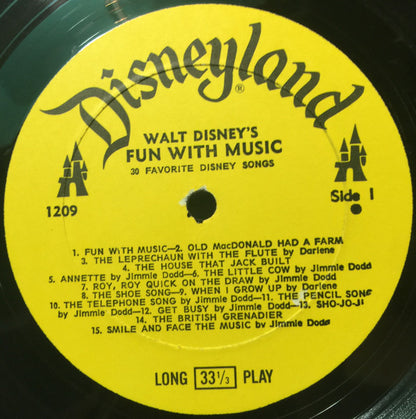 Various : Walt Disney's Fun With Music (LP, Album, Mono, RP)