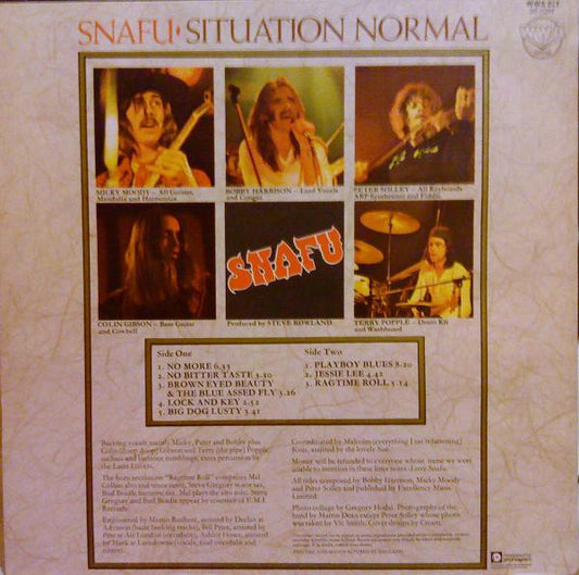 Snafu (6) : Situation Normal (LP, Album)