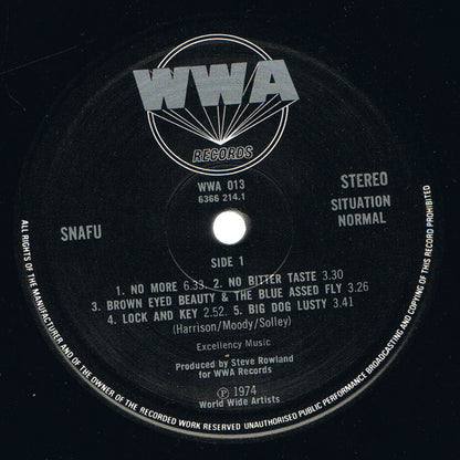 Snafu (6) : Situation Normal (LP, Album)