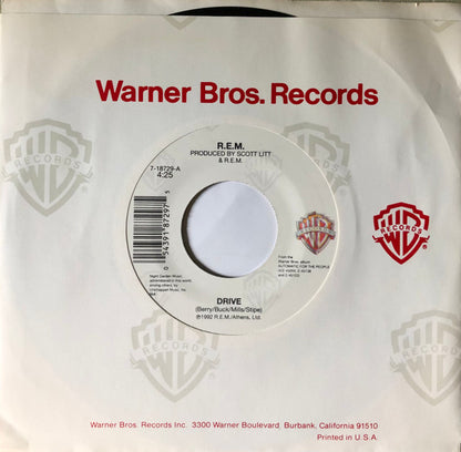 R.E.M. : Drive (7", Single)