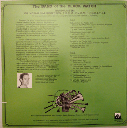 The Band Of The Black Watch : Scotch On The Rocks (LP, Album)