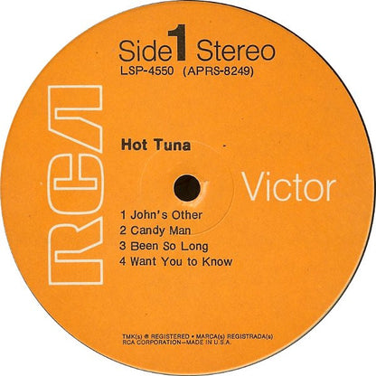 Hot Tuna : First Pull Up, Then Pull Down (LP, Album, Gat)