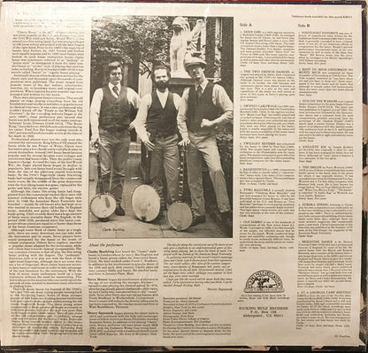Buehling, Sapoznik, Moore : Banjo Gems: Solos, Duets, Trios (LP, Album)