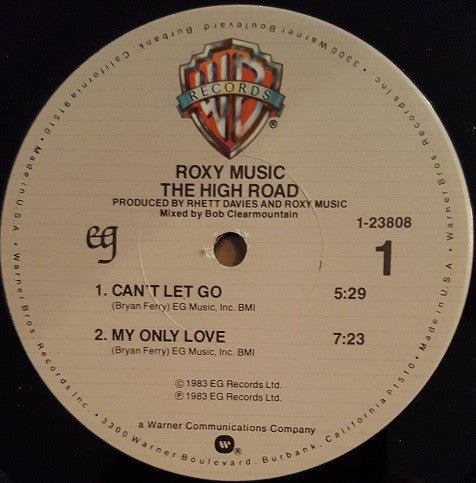 Roxy Music : The High Road (12", EP, Win)