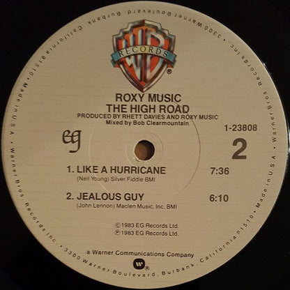 Roxy Music : The High Road (12", EP, Win)