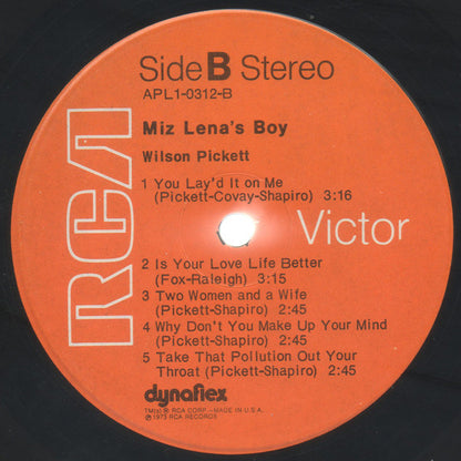 Wilson Pickett : Miz Lena's Boy (LP, Album, Ind)