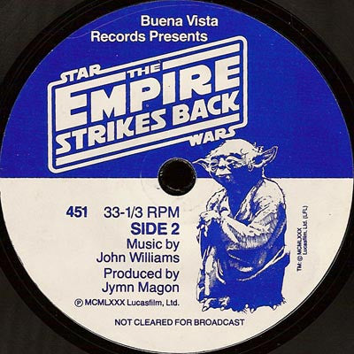 Unknown Artist : Star Wars: The Empire Strikes Back (7")