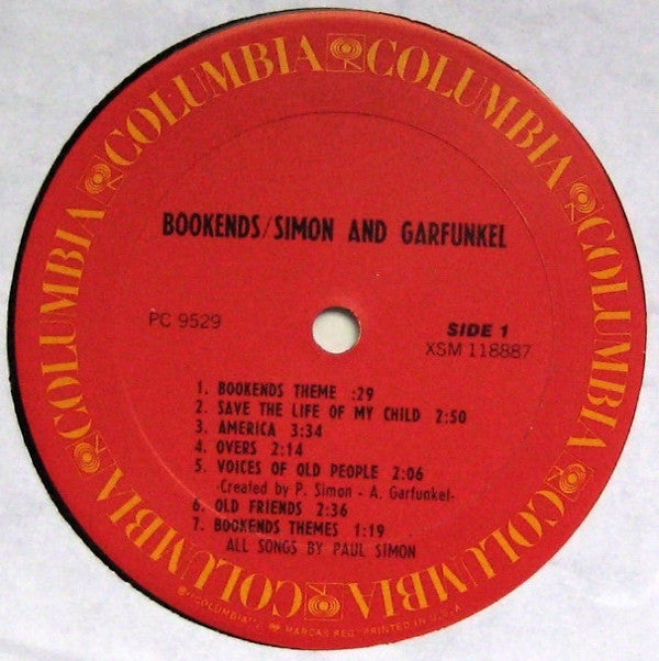 Simon & Garfunkel : Bookends (LP, Album, RE, Pit)