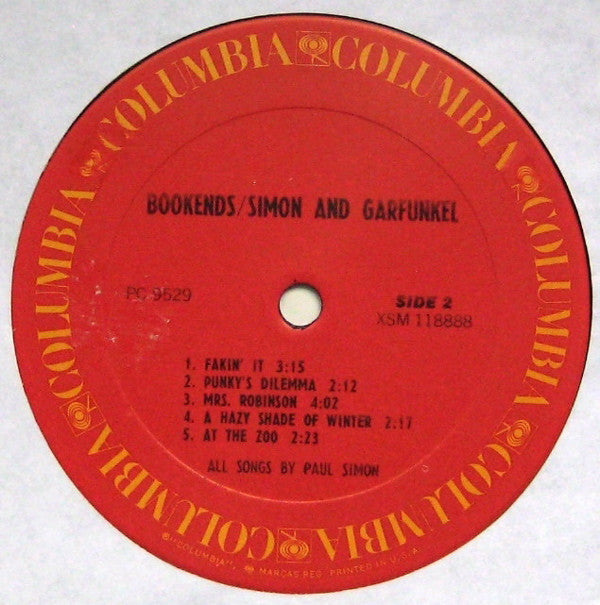 Simon & Garfunkel : Bookends (LP, Album, RE, Pit)