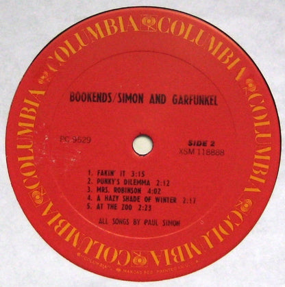 Simon & Garfunkel : Bookends (LP, Album, RE, Pit)